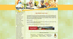 Desktop Screenshot of mothersdayworld.com