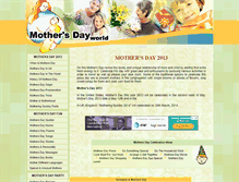 Tablet Screenshot of mothersdayworld.com